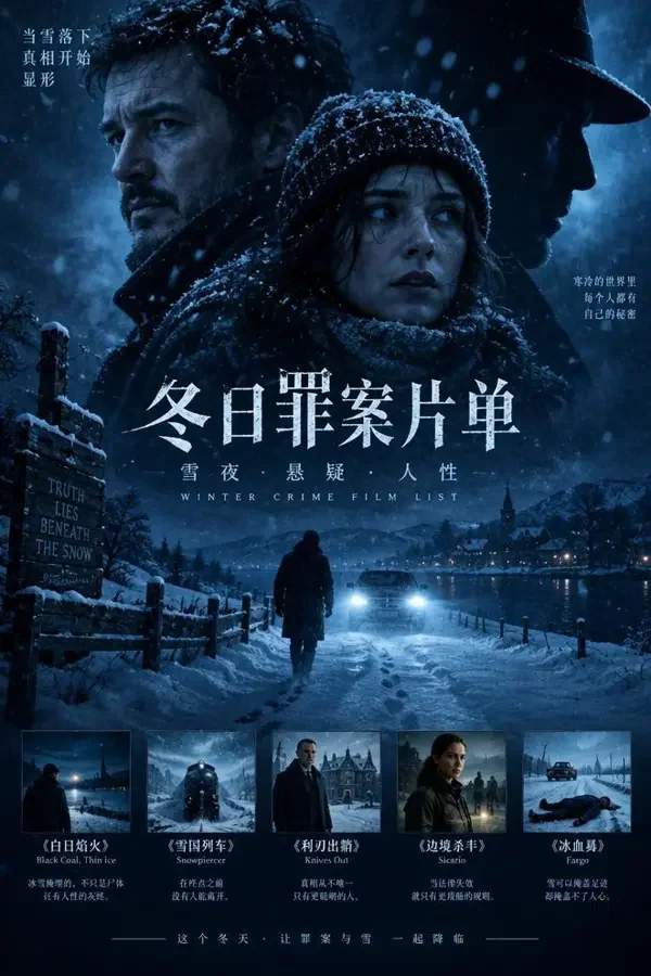 冬日罪案:雪夜悬疑海报 - 神马午夜影院 冬日罪案:雪夜悬疑(2026)电影海报,专题合集・悬疑 / 犯罪