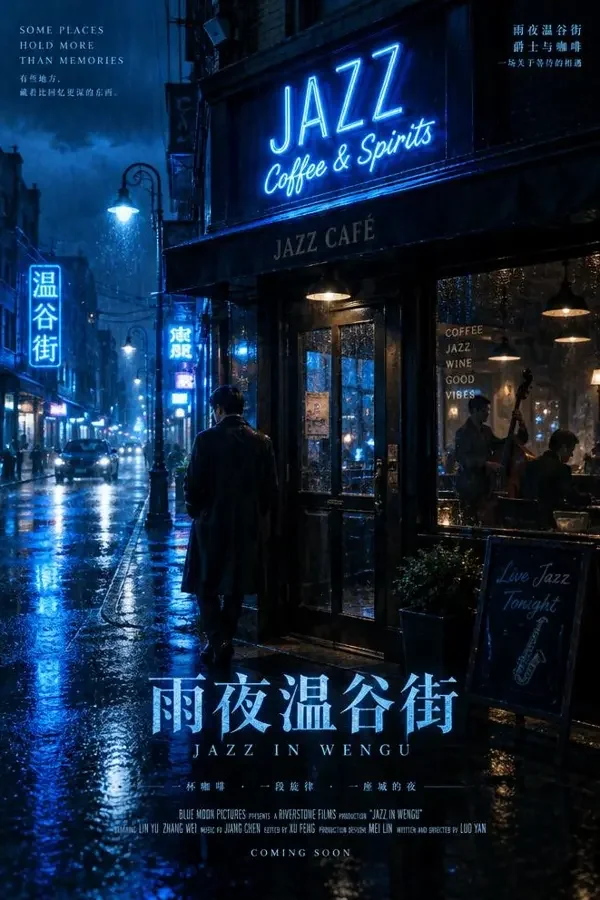 蓝调夜涩谷海报 - 神马午夜影院 蓝调夜涩谷(2026)电影海报,日韩大片・爱情 / 剧情